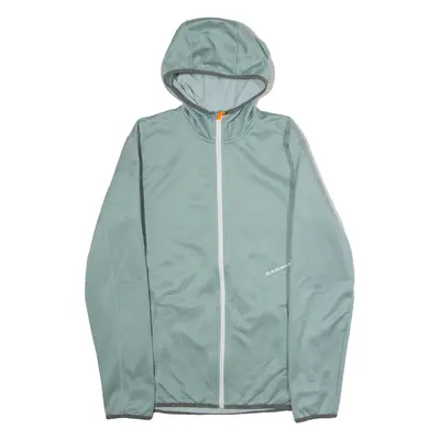 MAMMUT Mens Shell Jacket Green Hooded M