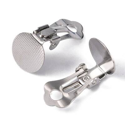 Brass Clip-on Earring Findings