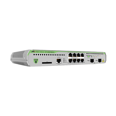 AT-GS970M/10 Allied Telesis CentreCOM GS970M 8 x Ports 1000Base-T + 2 x Ports SFP Layer 3 Managed Gigabit Ethernet Network Sw...