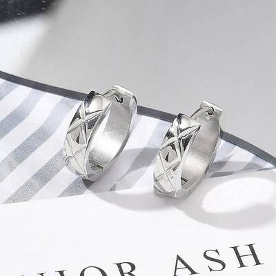 304 Stainless Steel Hoop Earrings for Women