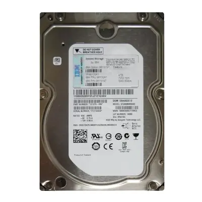 98Y3241 IBM 4TB 6Gb/s SAS 7200 3.5-Inch Hard Drive