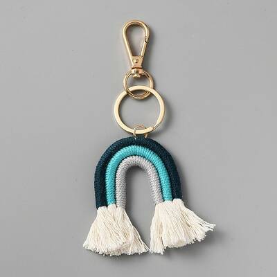 Tassel Cotton Pendant Keychain