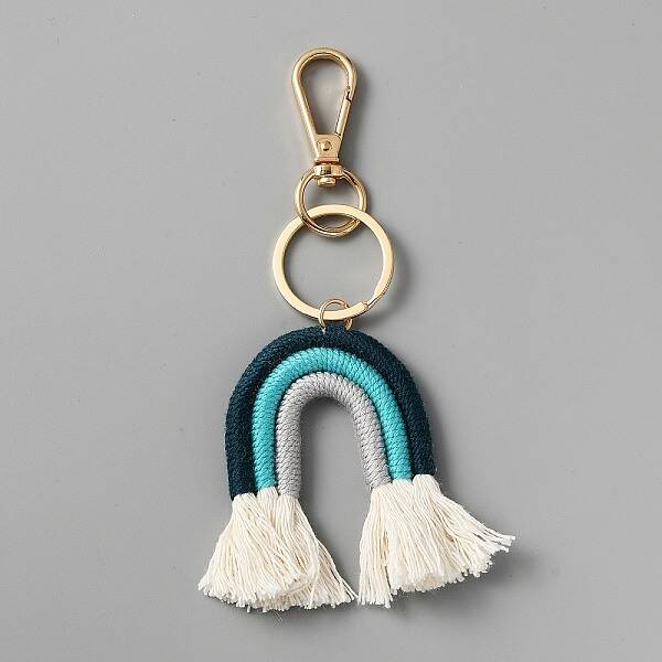 Tassel Cotton Pendant Keychain