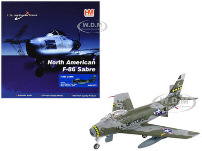 North American F-86F Sabre Fighter Aircraft 25333, 461st Fighter Day Squadron, West Germany (1955) United States Air Forces...