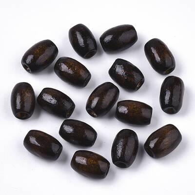 Spray Painted Natural Maple Wood Beads