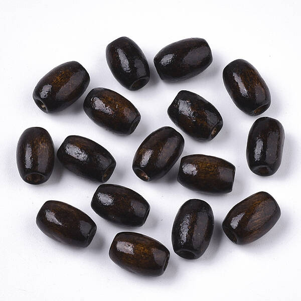 Spray Painted Natural Maple Wood Beads