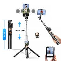 2025 New 5 in 1 Projection Rear Camera Selfie Stick ,with Selfie Monitor Screen,with Brush TikTok Bluetooth Remote Control Sc...