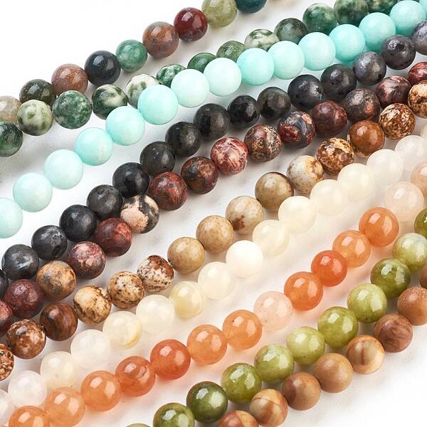Mixed Gemstone Beads Strands