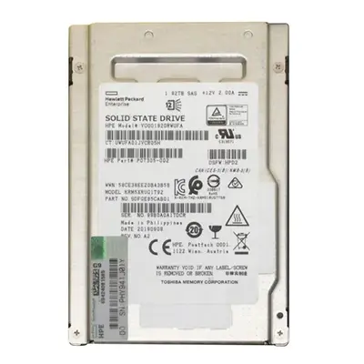 P07305-002 HP 1.92TB SAS 12Gb/s Read Intensive 2.5-Inch Solid State Drive