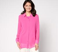 Brandis Dress Out Loud Serving the Curvy Bestie Sheer Big Shirt