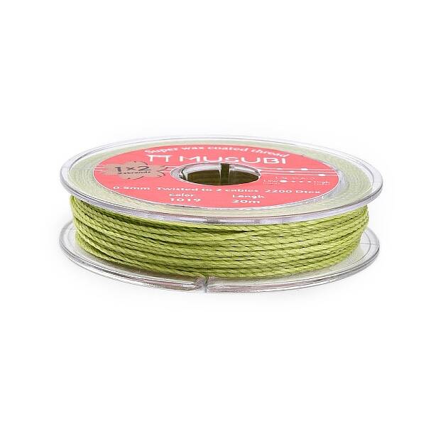 2-Ply Round Waxed Cotton Thread Cords