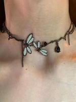 Fashionable Dragonfly Design Choker, Fashion Jewelry for Party, Daily Clothing Decor, Trendy All-match & Exquisite Jewelry fo...