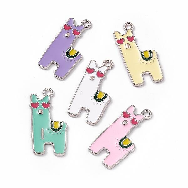 Alloy Enamel Pendants