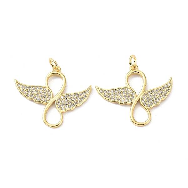 Brass Cubic Zirconia Pendants
