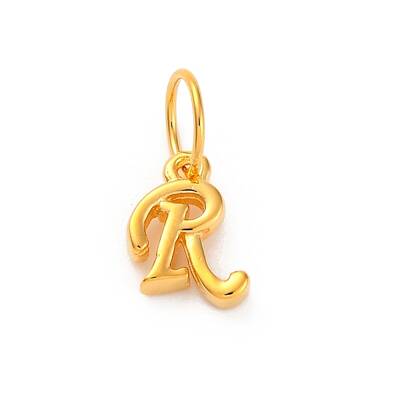 925 Sterling Silver Letter Charms with Jump Rings