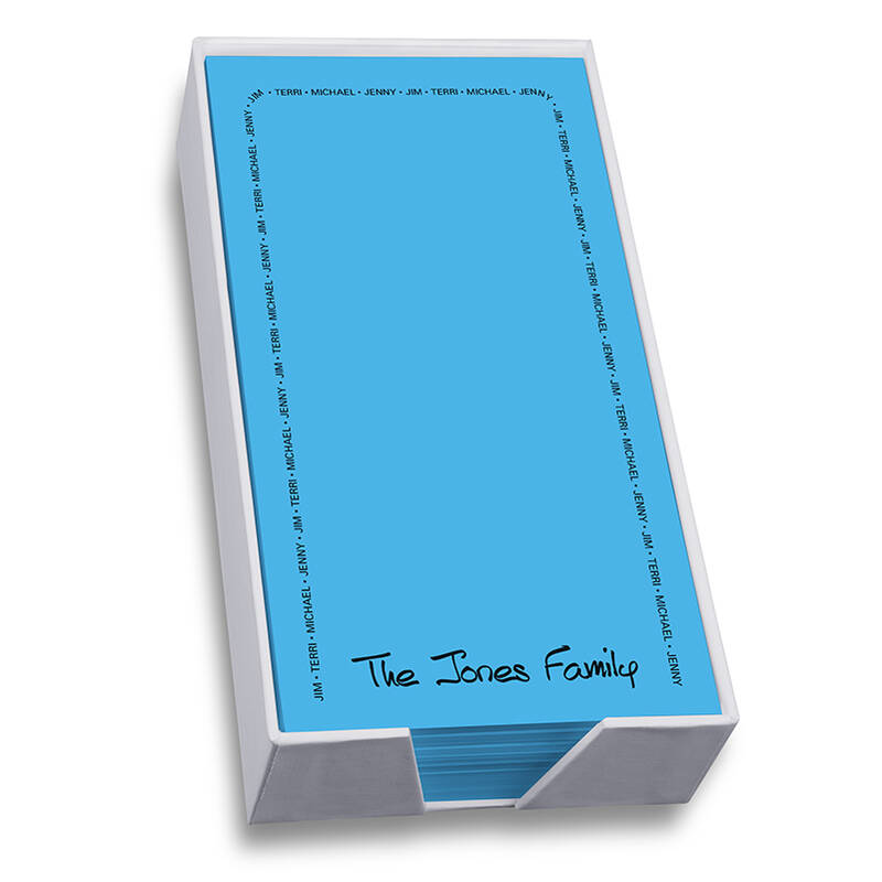 Family Arch List - Carnival with holder