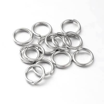 Eco-Friendly PVD Vacuum Plating & Long-Lasting Plated Brass Open Jump Rings