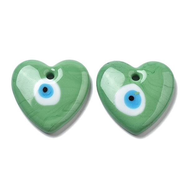 Handmade Evil Eye Lampwork Pendants