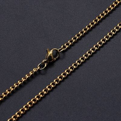 201 Stainless Steel Curb Chain Necklace
