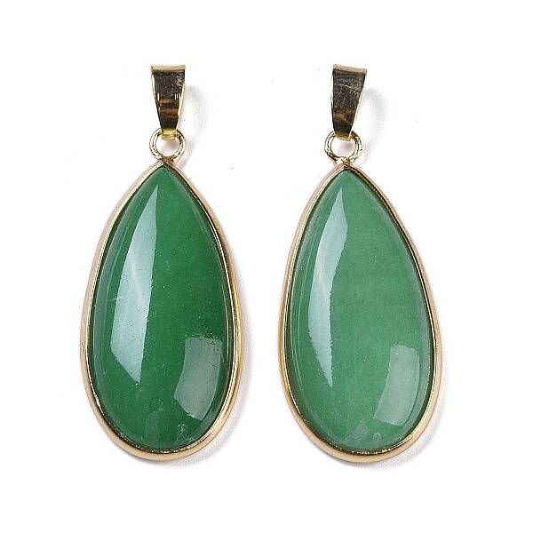 Natural Green Aventurine Pendants