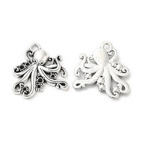 Tibetan Style Alloy Pendant Rhinestone Settings