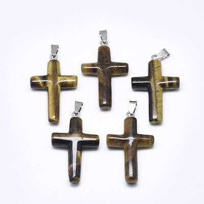 Natural Tiger Eye Pendants
