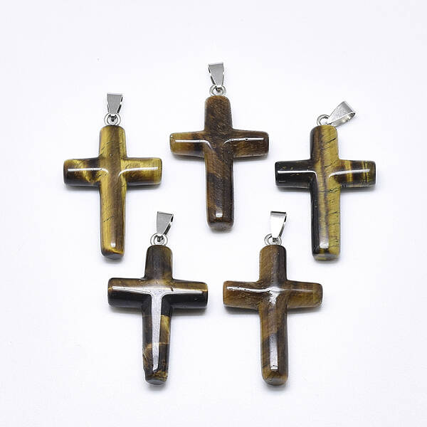 Natural Tiger Eye Pendants