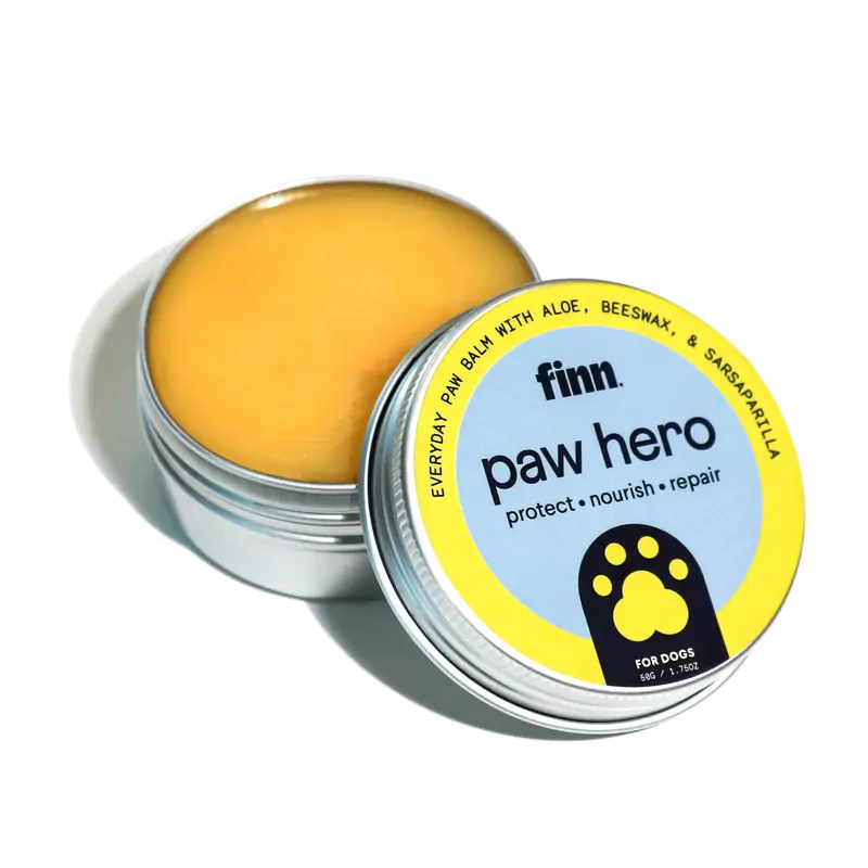 FINN Paw Hero - Natural Revitalizing Dog Paw Balm – Protect, Nourish & Repair from Wear, Damage & Dryness =