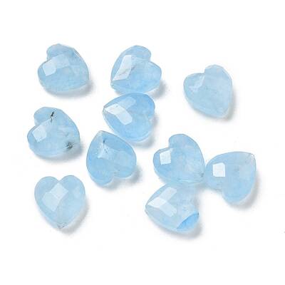 Dyed Natural White Jade Beads