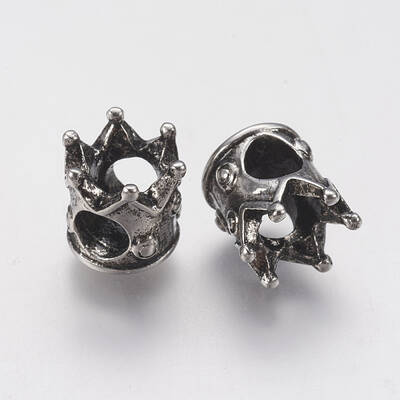 Ion Plating(IP) 304 Stainless Steel European Beads