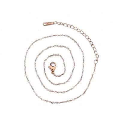 304 Stainless Steel Cable Chains Necklace for Men Women