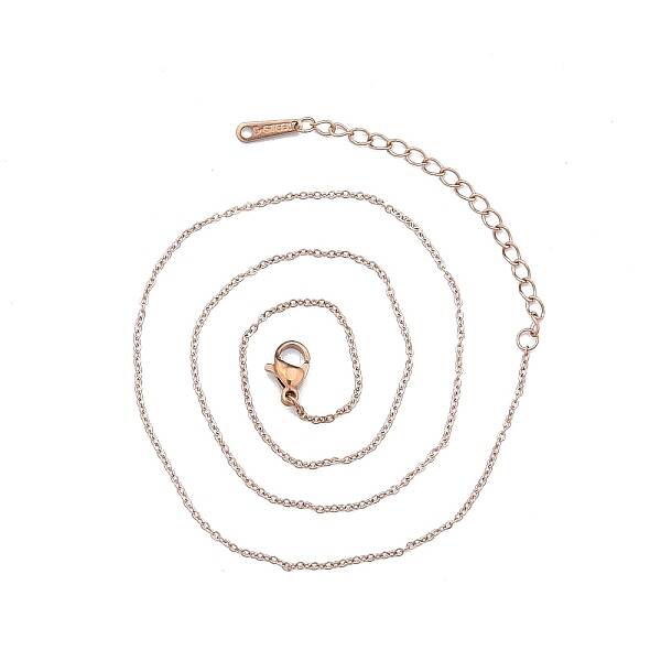 304 Stainless Steel Cable Chains Necklace for Men Women