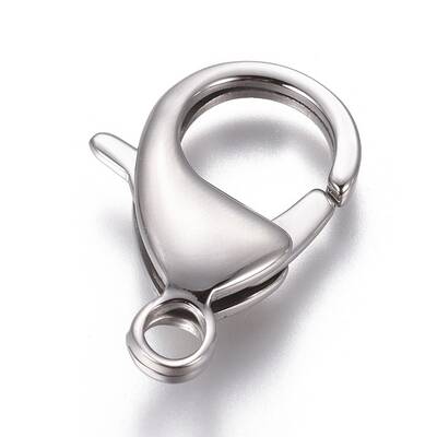 Tarnish Resistant 304 Stainless Steel Lobster Claw Clasps
