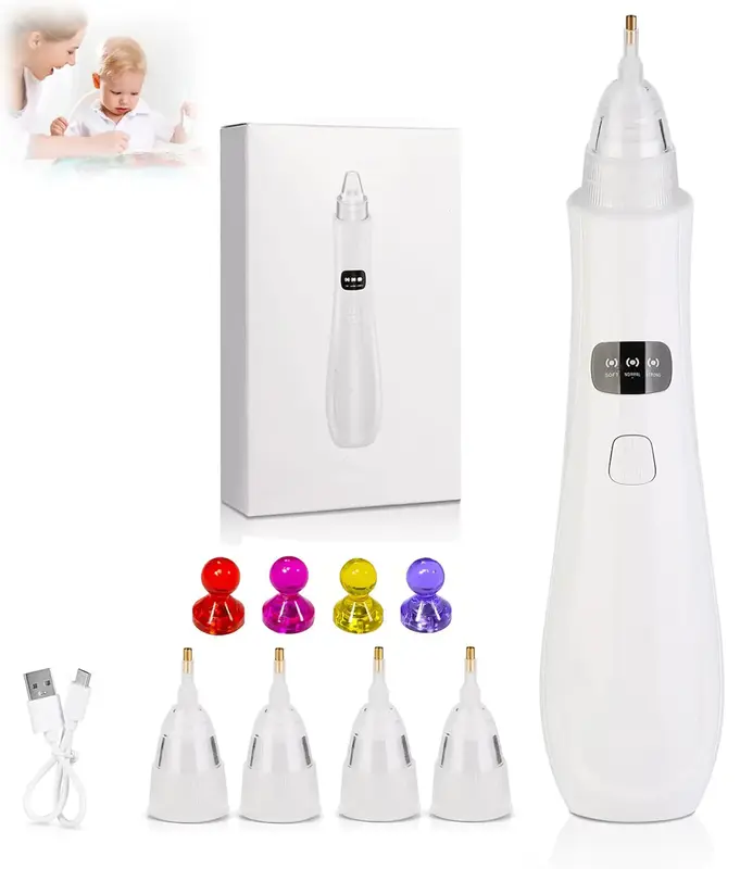 Electric Diamond Painting Pen with Vacuum Technology, with 4 Replaceable Tips, Rechargeable Art Painting Pen, Perfect for 3D ...