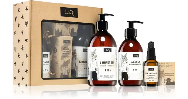 LaQ Lynx From Mountain Gift Set for a Young Look for Men