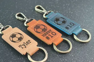 Soccer Keychain, Soccer Team Gifts, Soccer Senior Night Gifts, Personalized Soccer Gifts, End of Season, Soccer Banquet