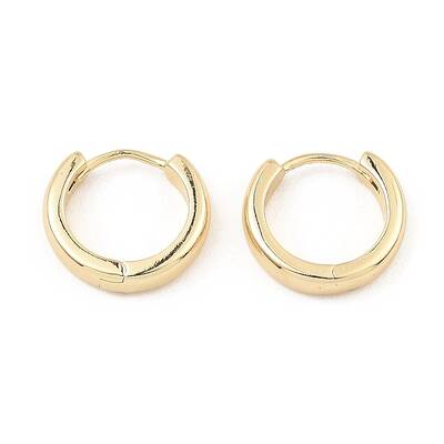 Brass Hinged Hoop Earrings
