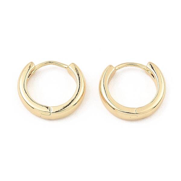 Brass Hinged Hoop Earrings