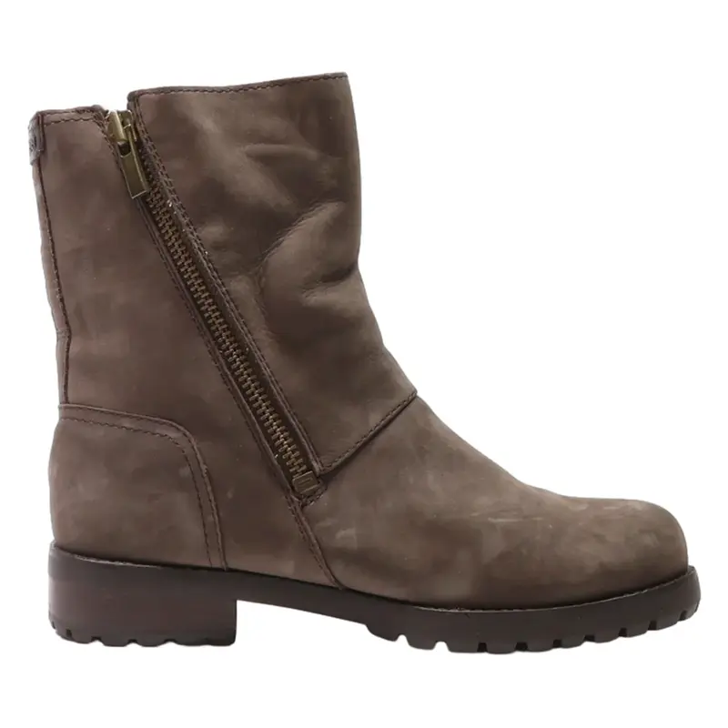 UGG High Boots Brown Synthetic Womens UK 7.5
