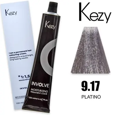 Kezy involve color 100 ml platinum 9.17