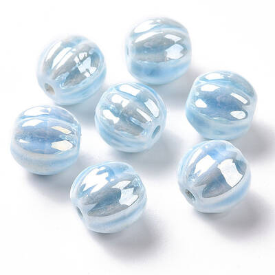 Handmade Pearlized Porcelain Beads