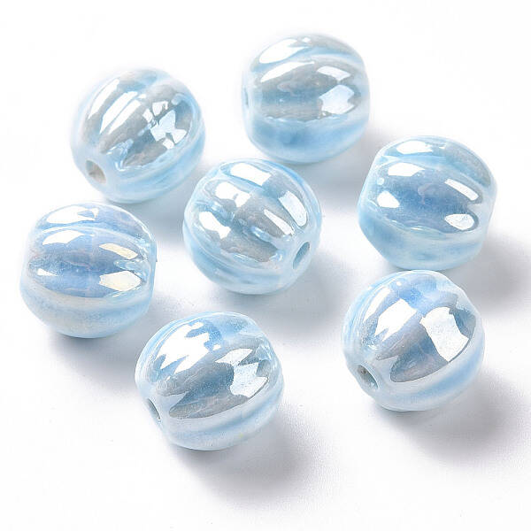 Handmade Pearlized Porcelain Beads