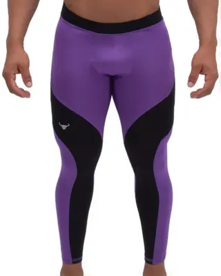 Purple/Black Meggings | Size: M | Color: Purple/Black