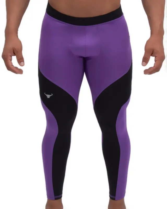 Purple/Black Meggings | Size: M | Color: Purple/Black