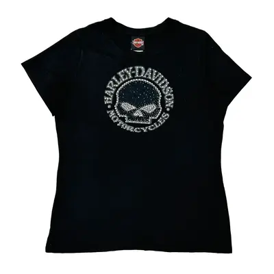 Benson Harley Davidson Graphic T-Shirt - XL Black Cotton Blend