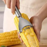 Stainless Steel Corn Peeler, 1 Count Corn Stripper, Lightweight Corn Peeling Tool, Corn Stripper Tool, Kitchen Gadgets, Campi...
