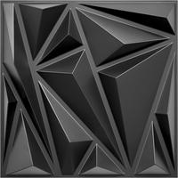 STICKGOO Pack of 33 Tiles Geometric Pattern Wall Panel, Diamond Design 3D PVC Wall Panels for for Interior Wall Decor, 32.34 ...