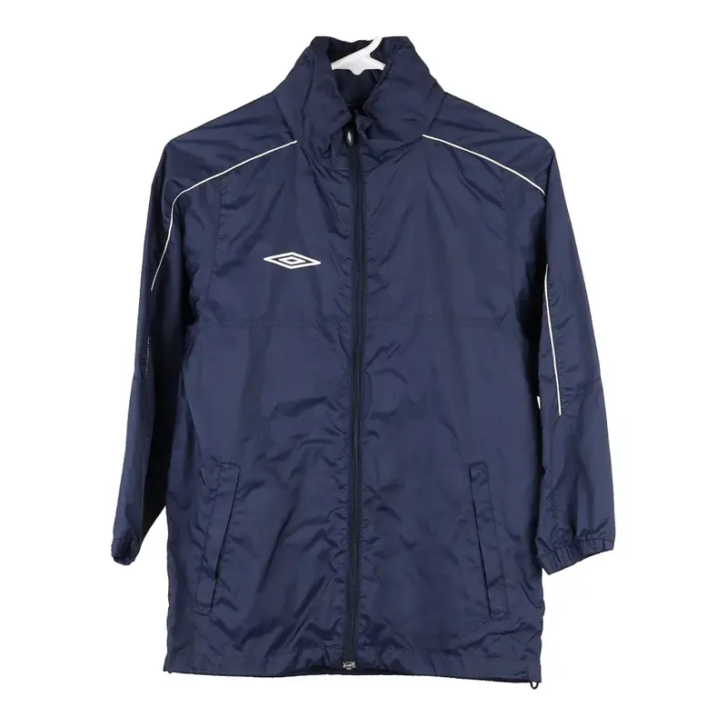 Age 8-10 Umbro Jacket - Small Navy Polyester