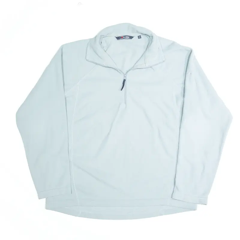 BERGHAUS Mint Green 1/4 Zip Fleece Womens L