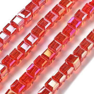 Electroplate Glass Beads Strands